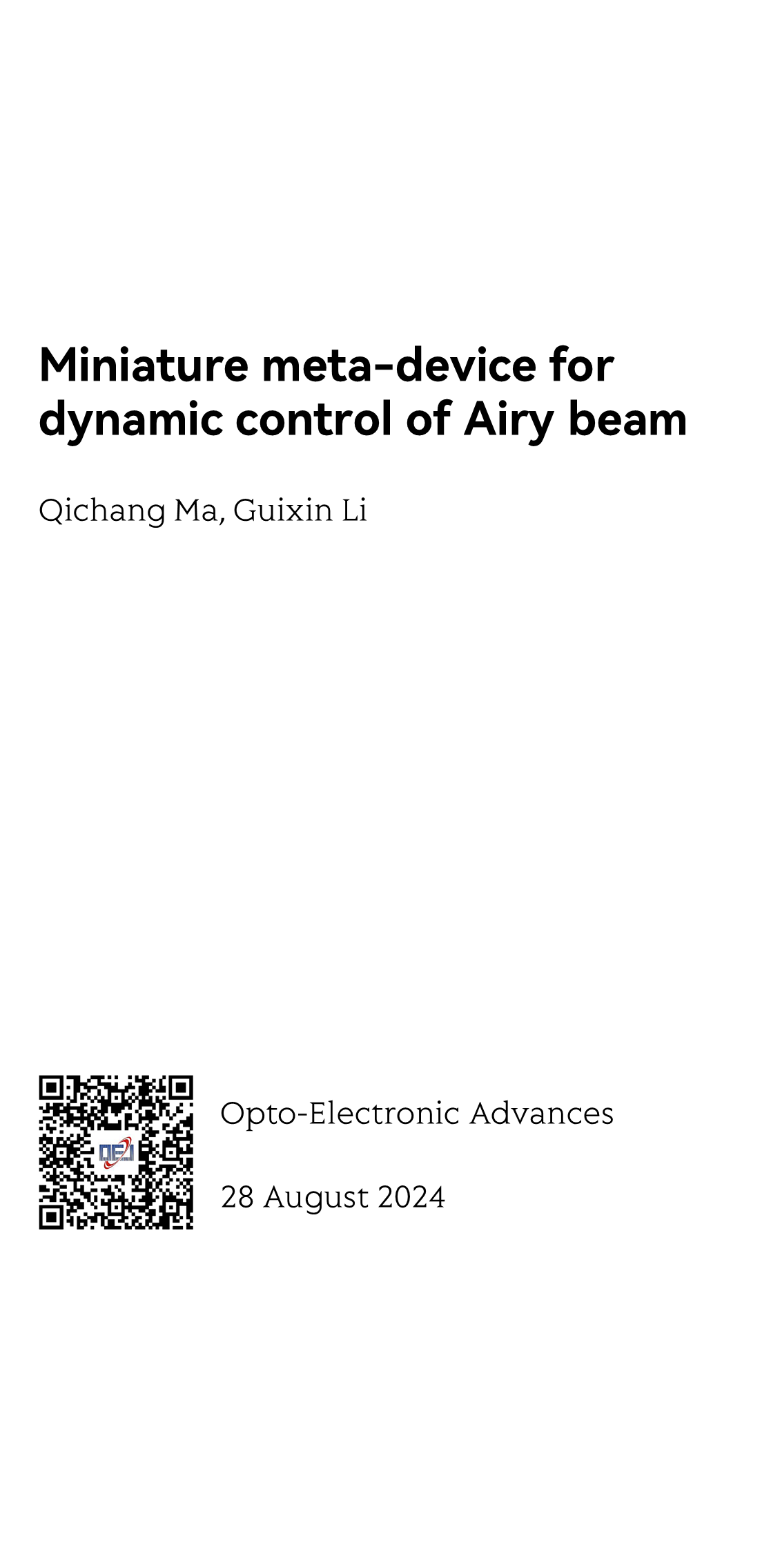 Miniature meta-device for dynamic control of Airy beam_1