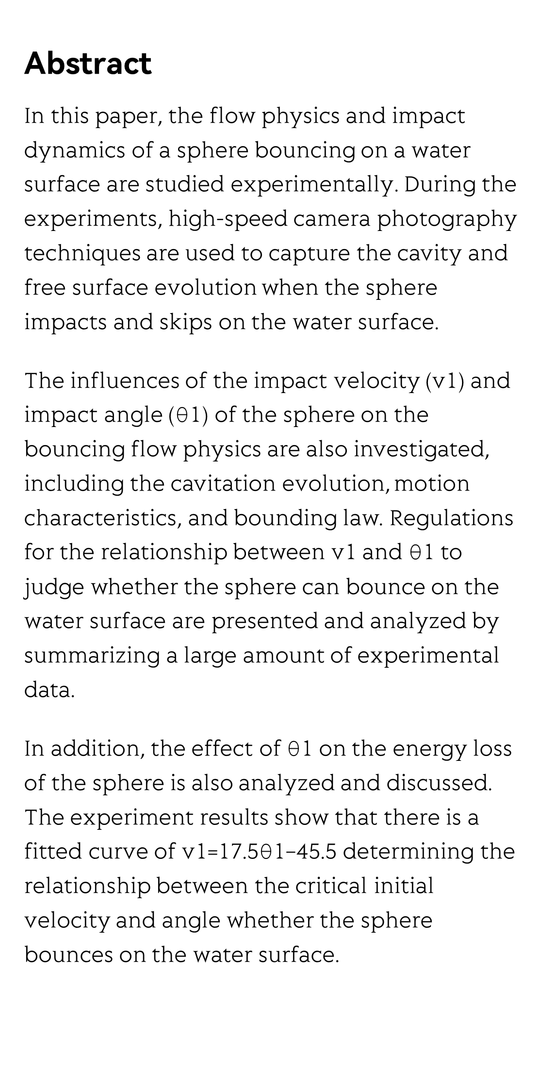 Experimental Study of a Sphere Bouncing on the Water_2