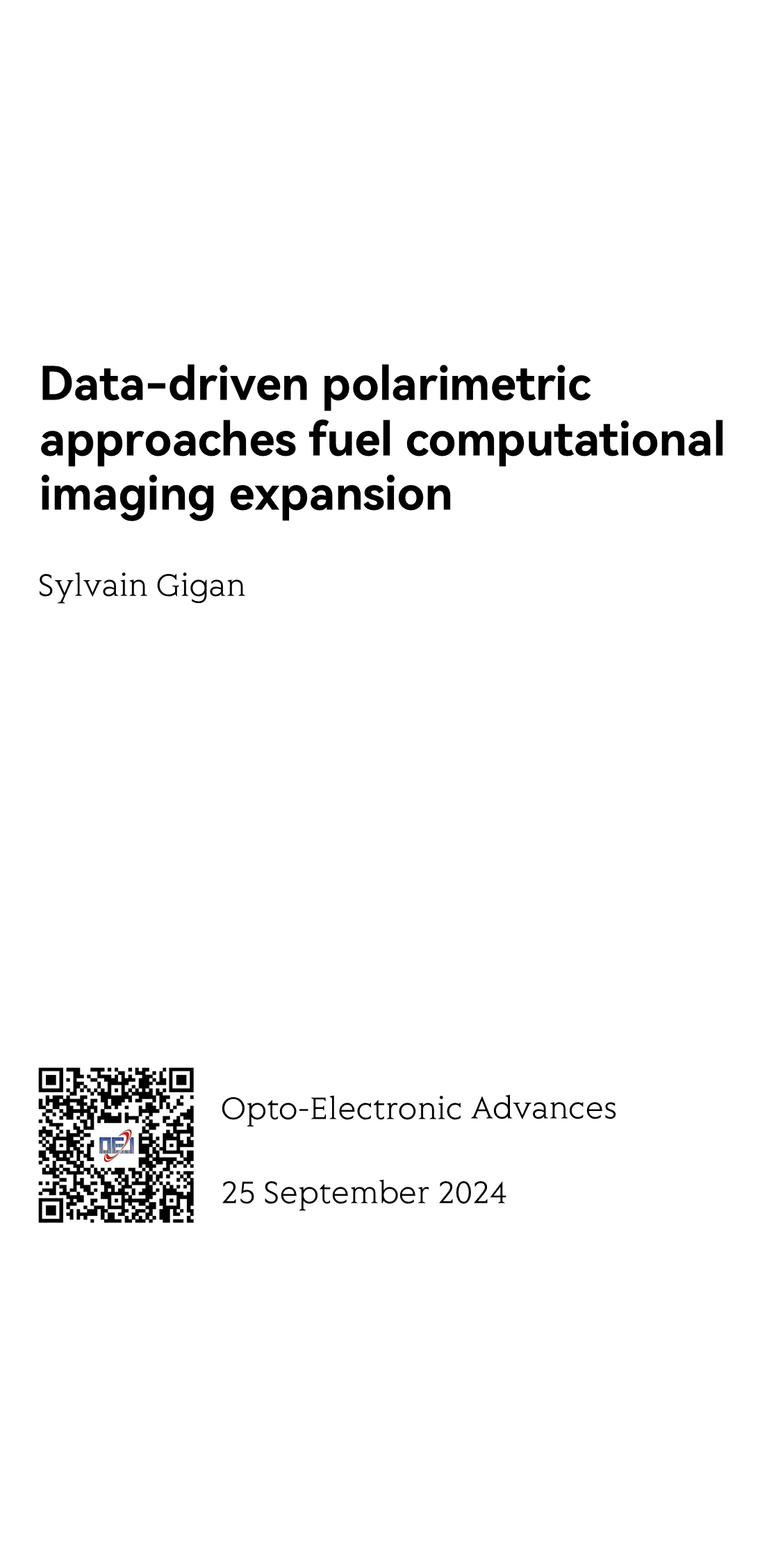 Data-driven polarimetric approaches fuel computational imaging expansion_1