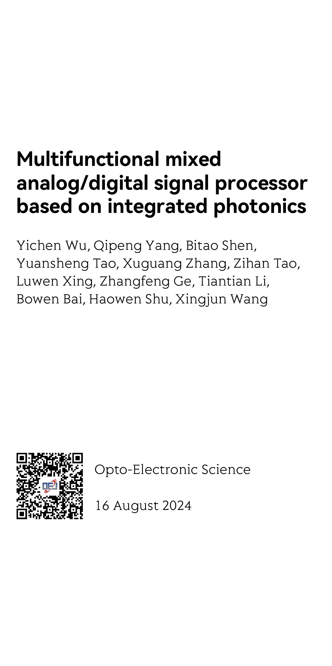 Multifunctional mixed analog/digital signal processor based on integrated photonics_1