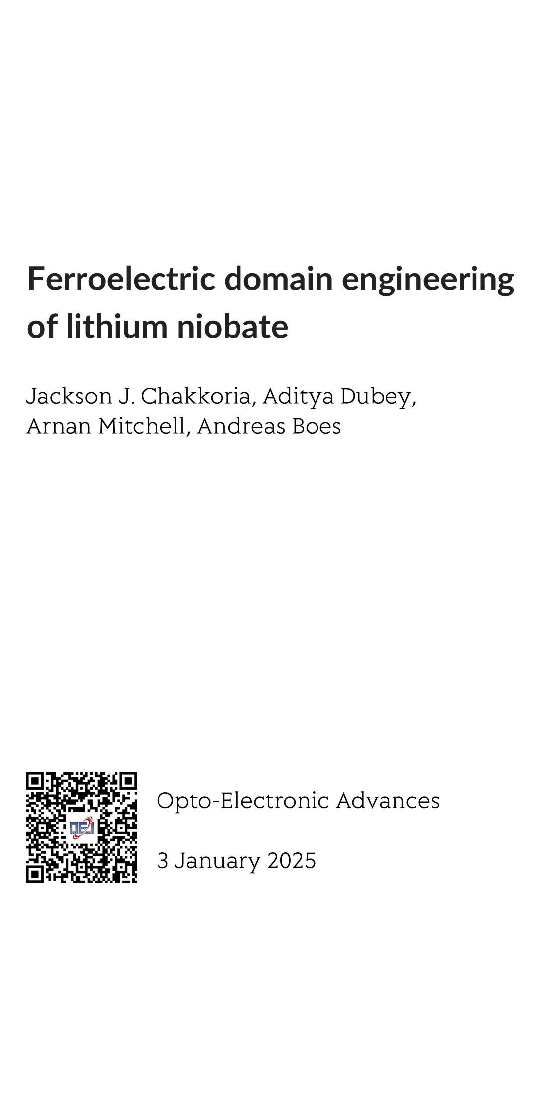 Ferroelectric domain engineering of lithium niobate_1