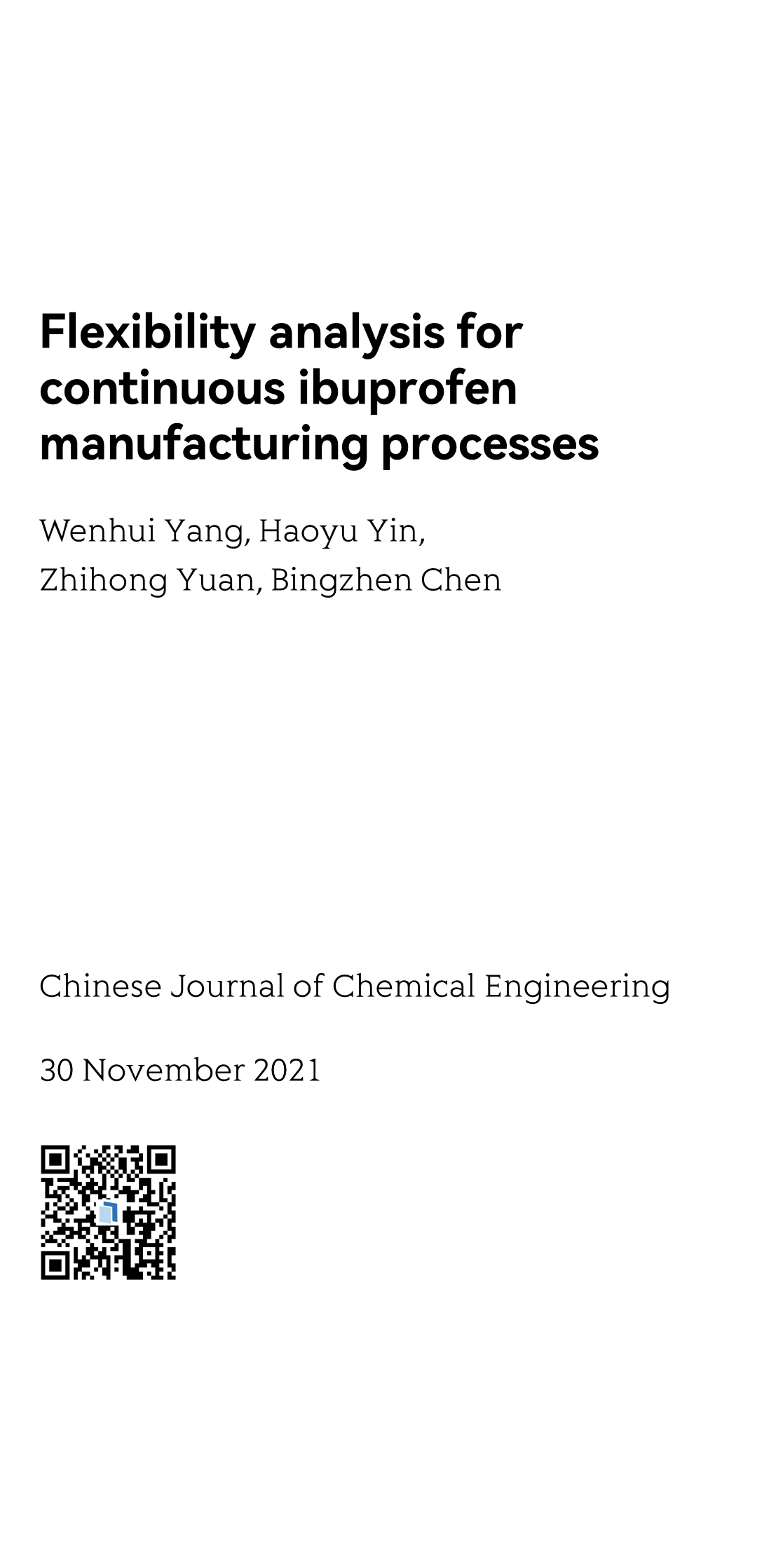 Flexibility analysis for continuous ibuprofen manufacturing processes_1