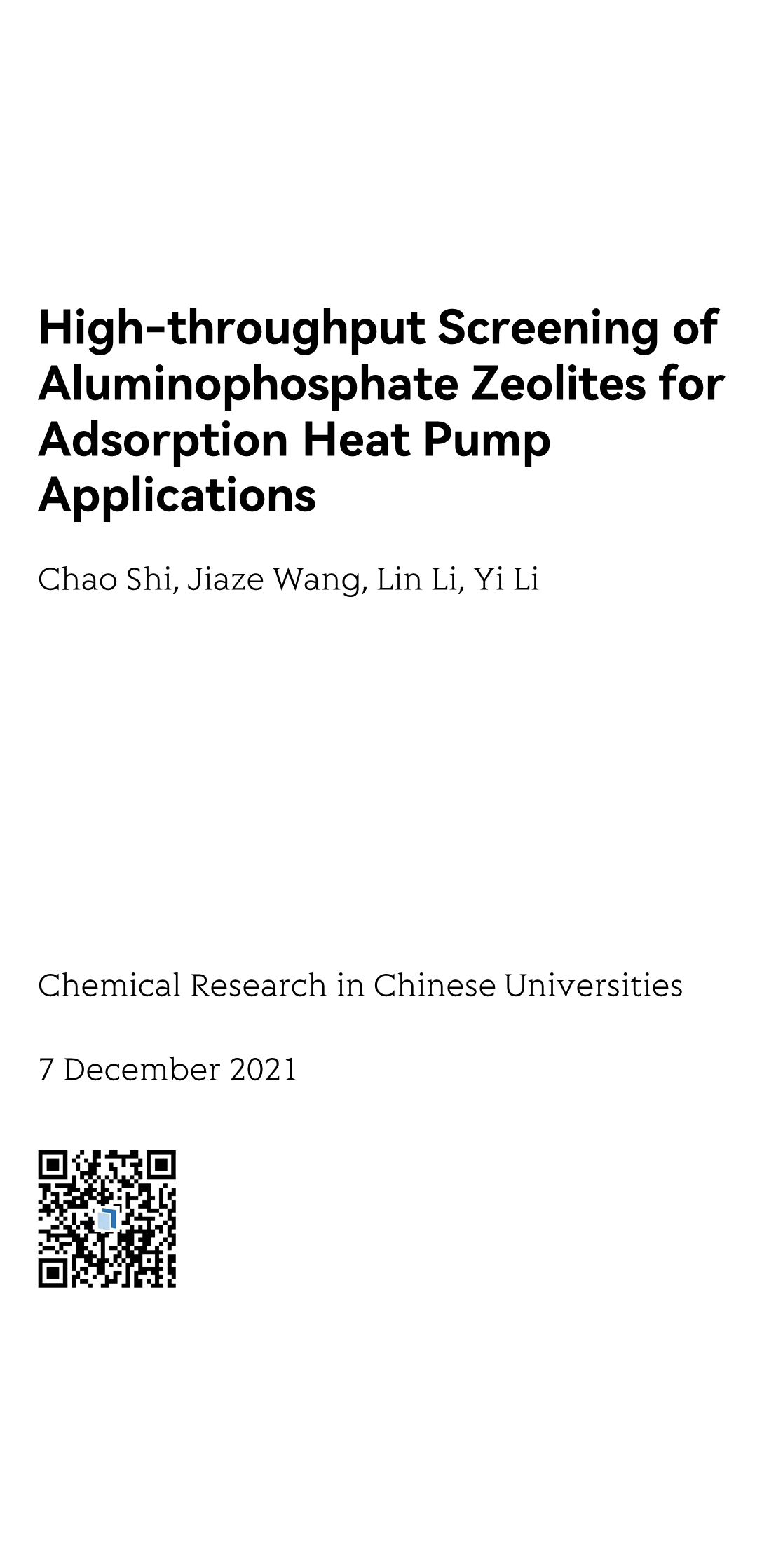 High-throughput Screening of Aluminophosphate Zeolites for Adsorption Heat Pump Applications_1