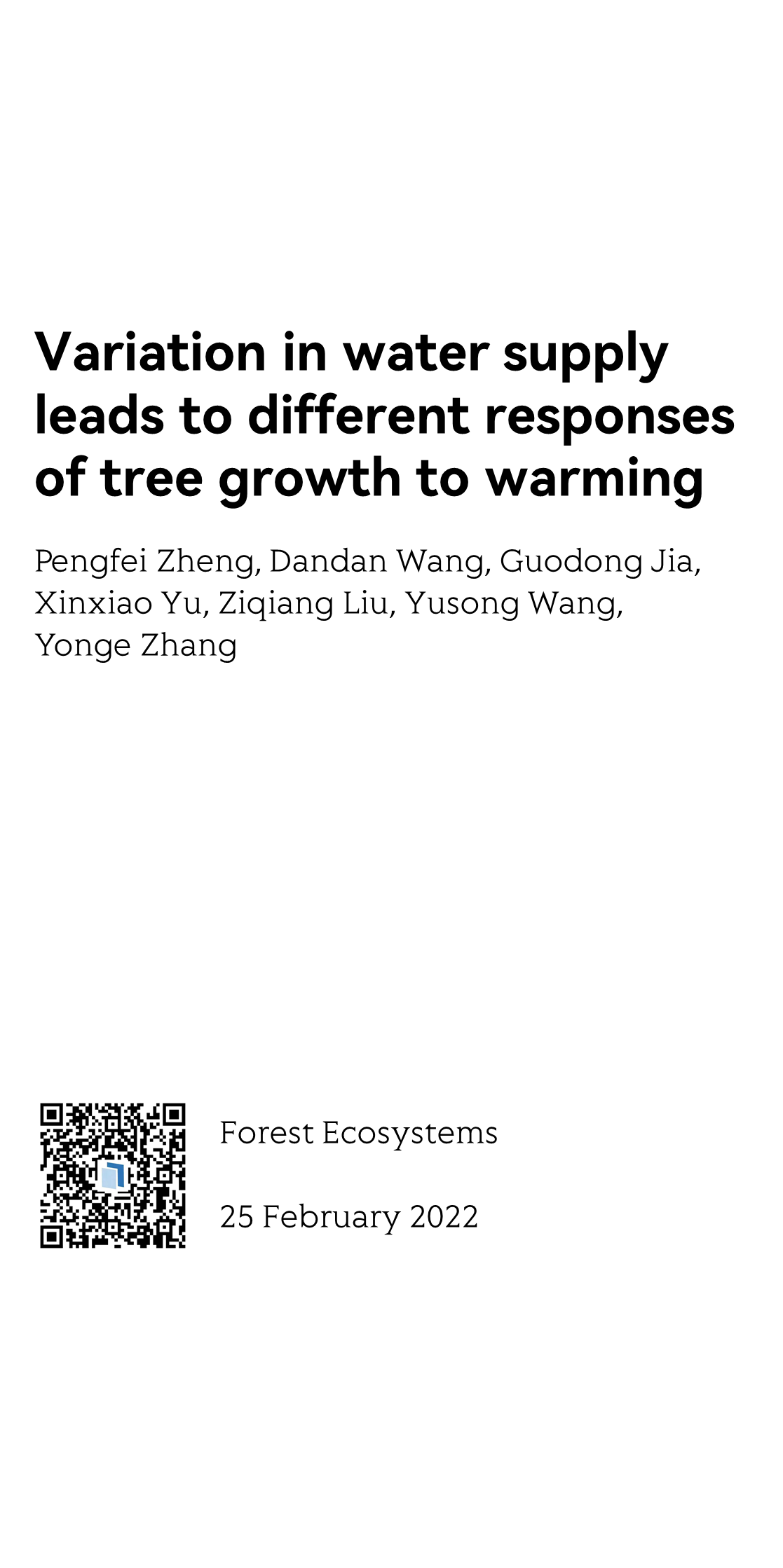 Variation in water supply leads to different responses of tree growth to warming_1