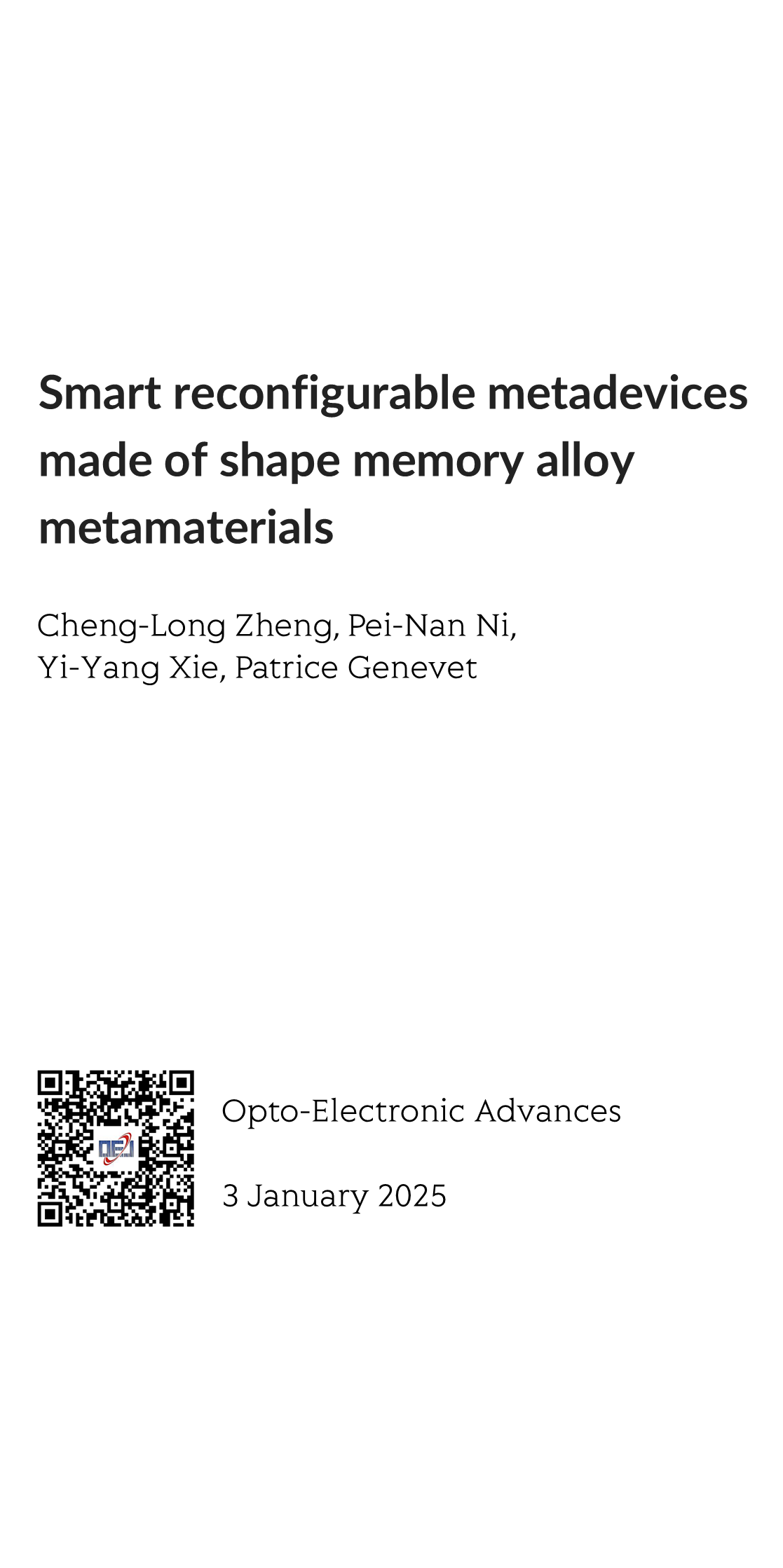 Smart reconfigurable metadevices made of shape memory alloy metamaterials_1