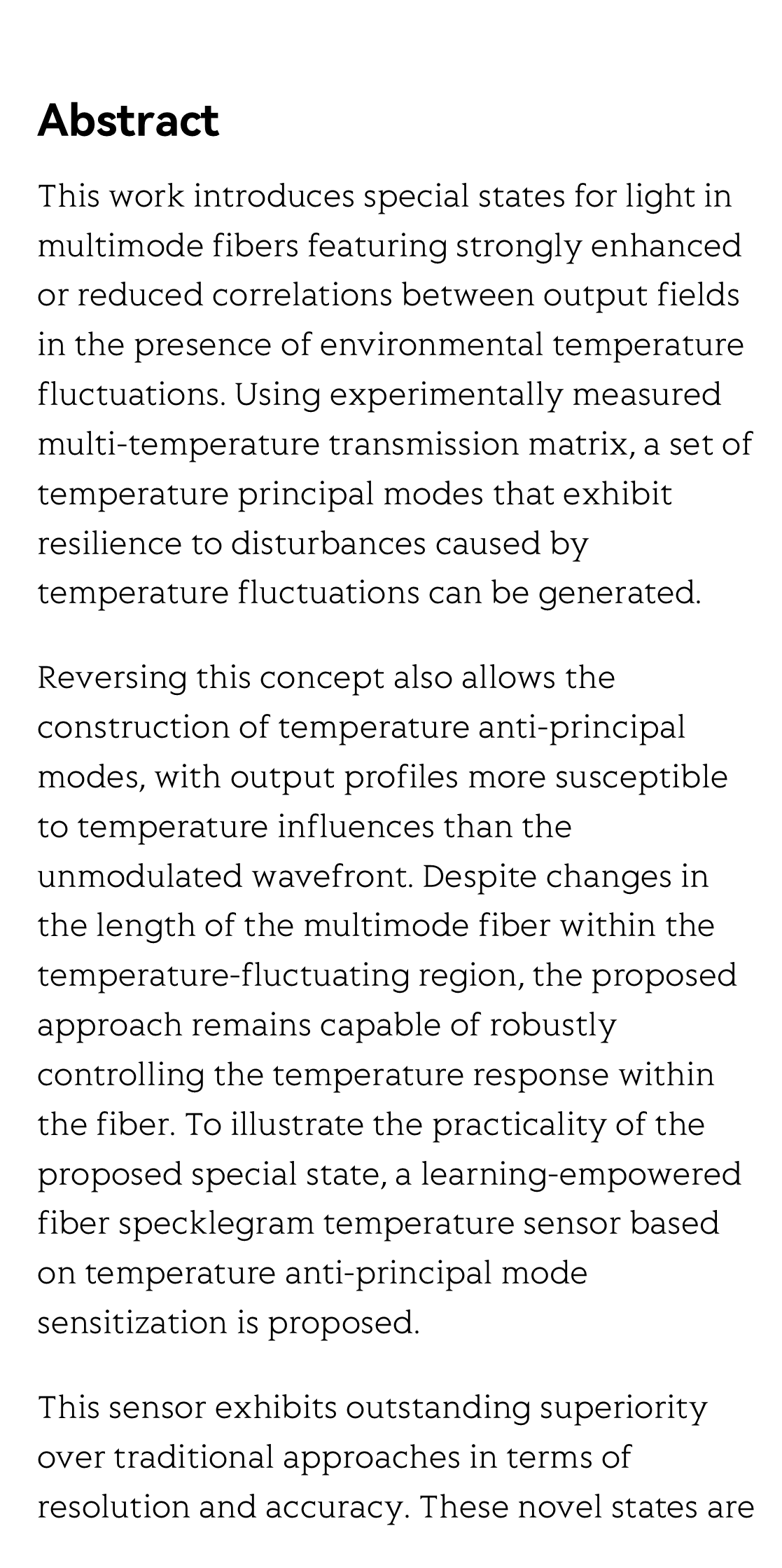 Tailoring temperature response for a multimode fiber_2