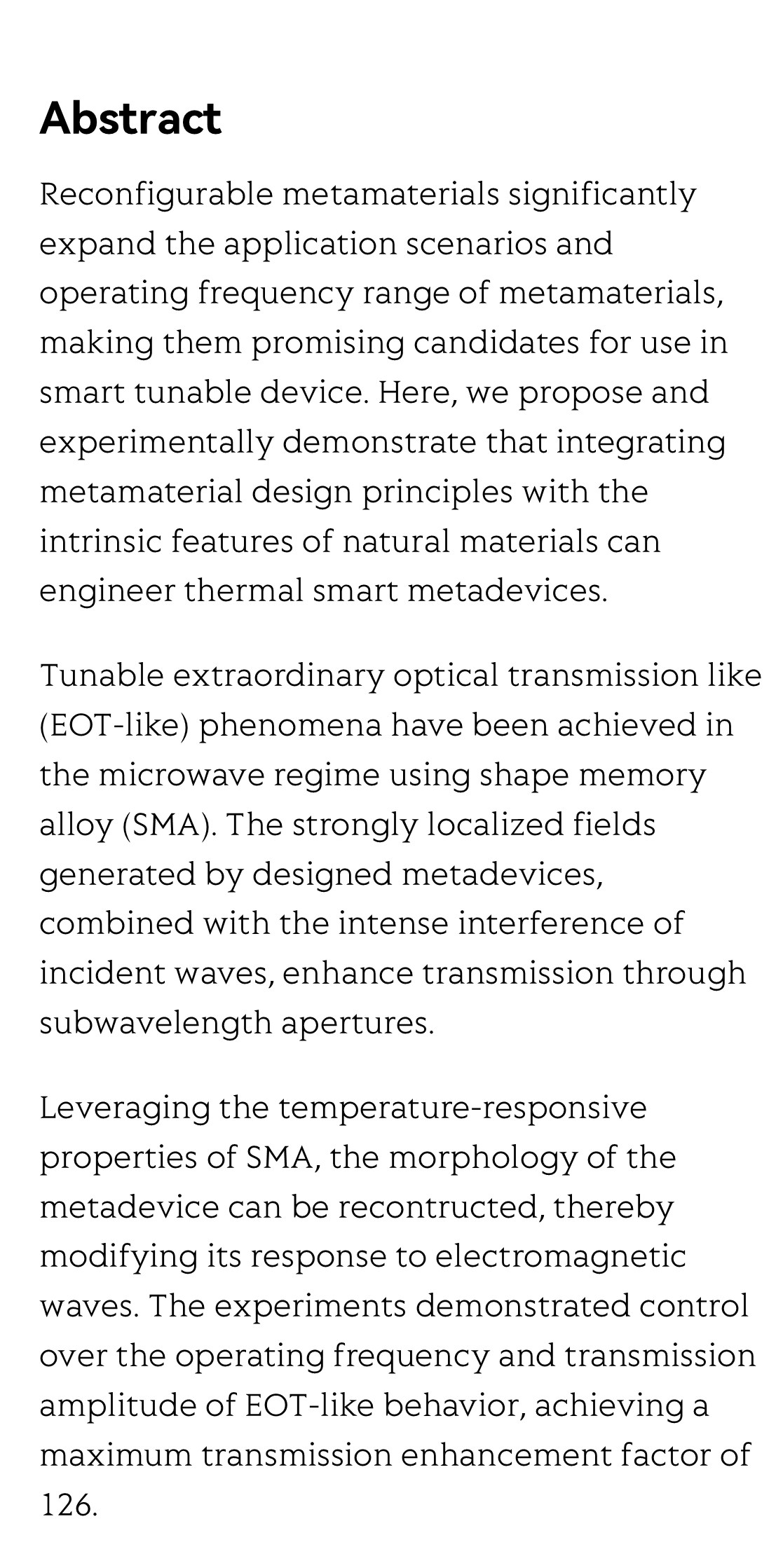 Smart reconfigurable metadevices made of shape memory alloy metamaterials_2