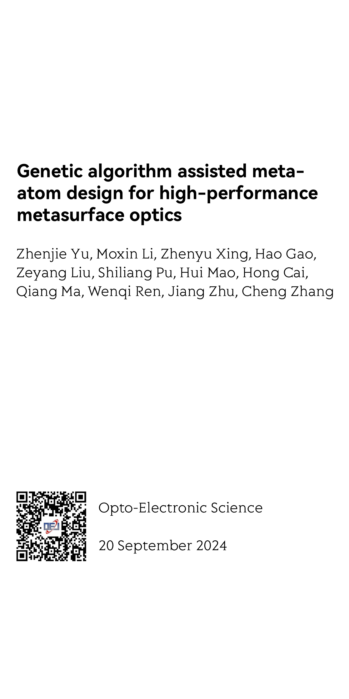 Genetic algorithm assisted meta-atom design for high-performance metasurface optics_1