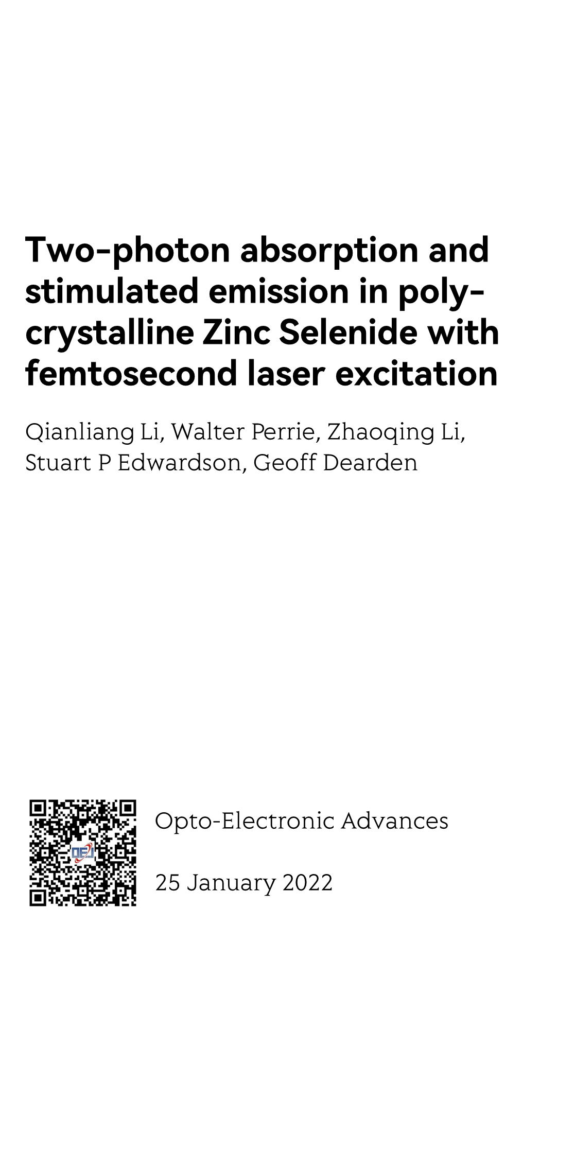 Two-photon absorption and stimulated emission in poly-crystalline Zinc Selenide with femtosecond laser excitation_1