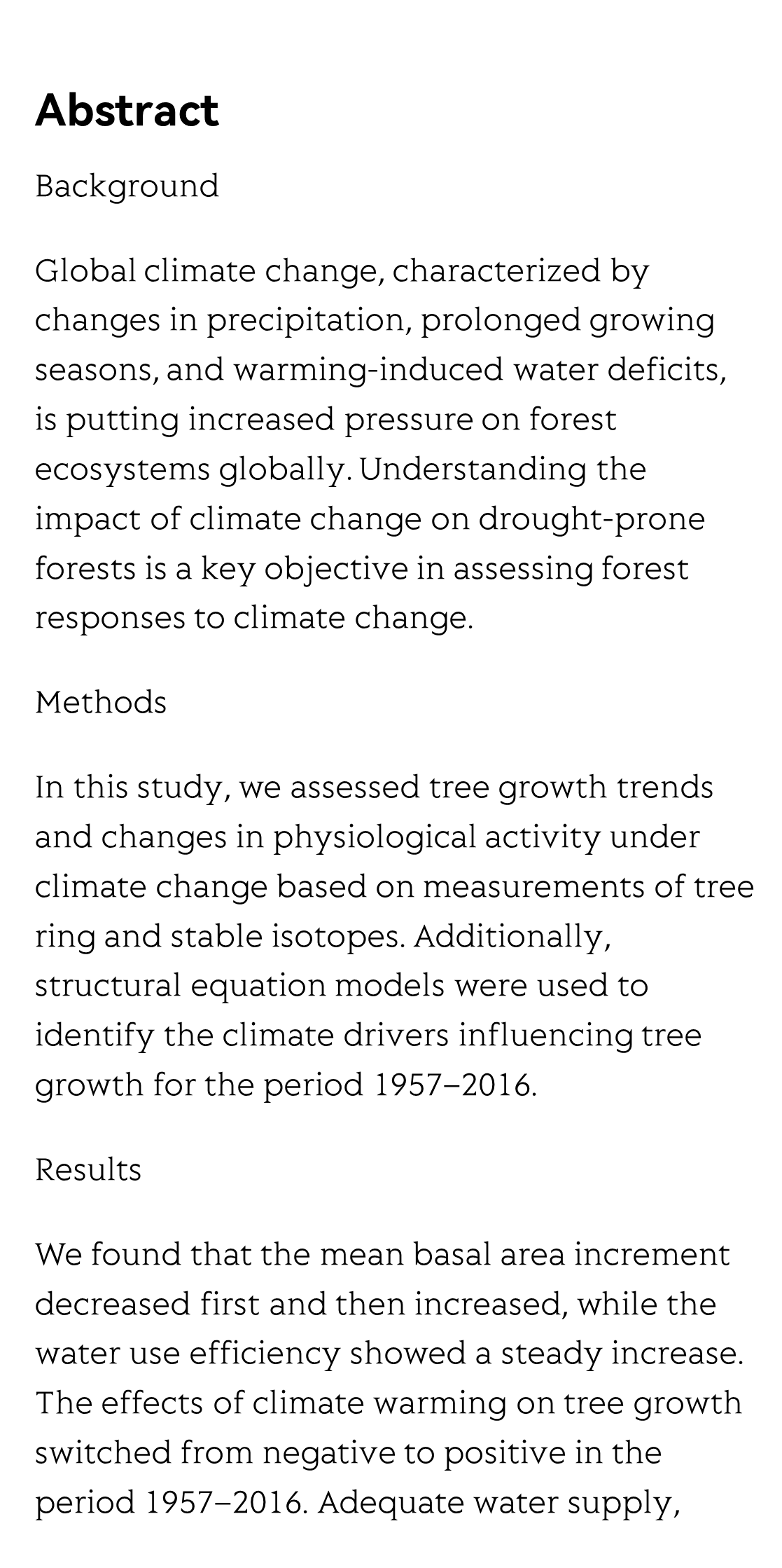 Variation in water supply leads to different responses of tree growth to warming_2